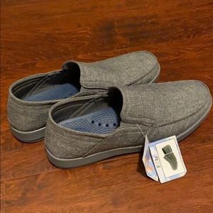 NWT Mens, island surf, foam boat shoes